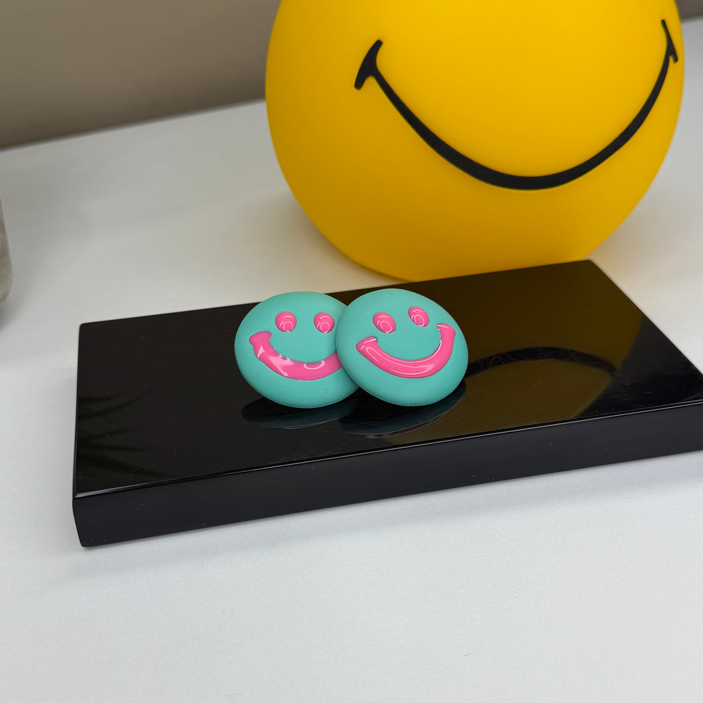 Zarcillos Happy Face Maxi