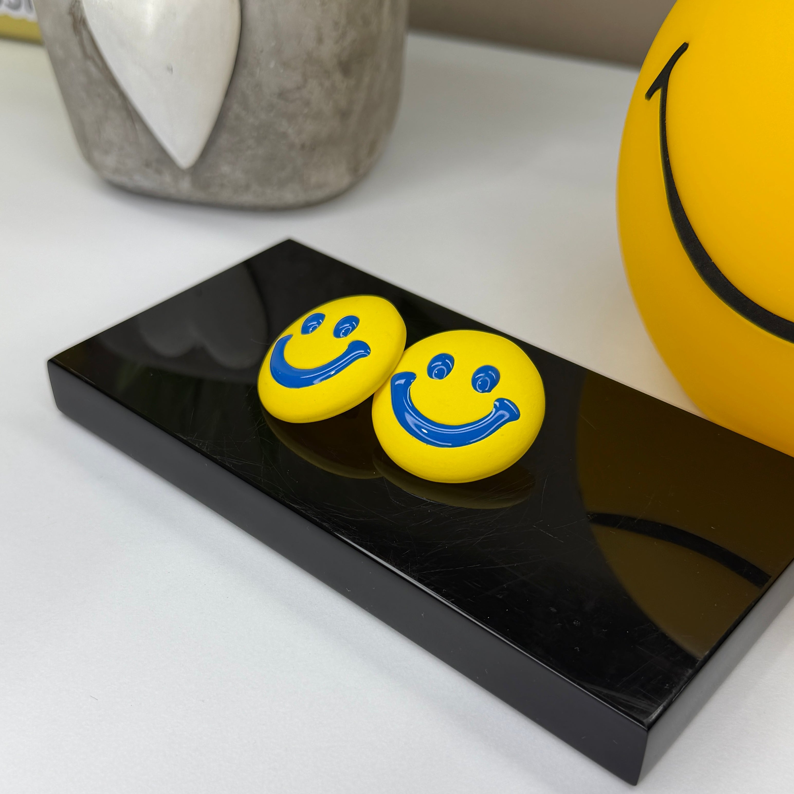 Zarcillos Happy Face Maxi