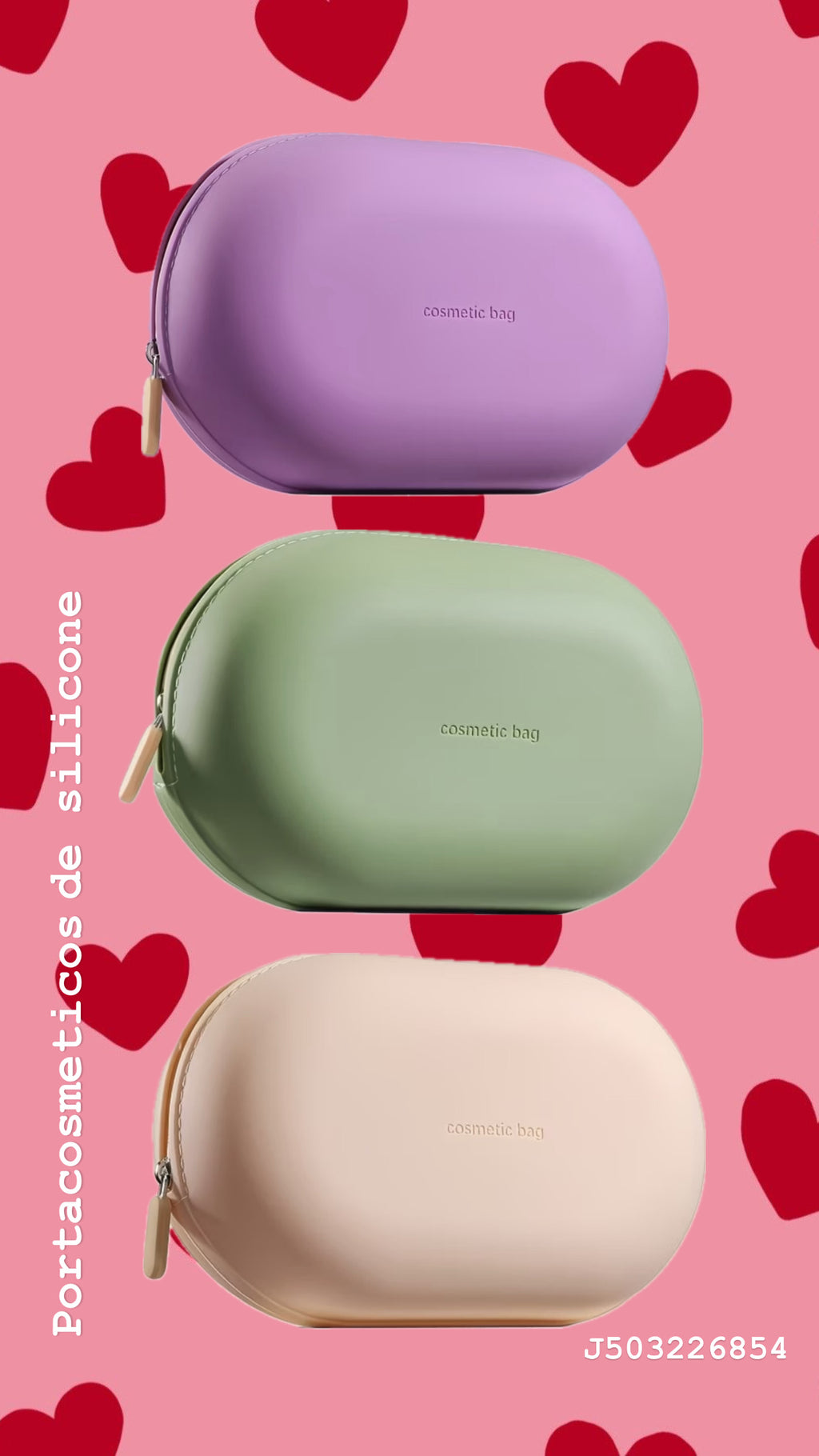 Portacosmeticos silicone