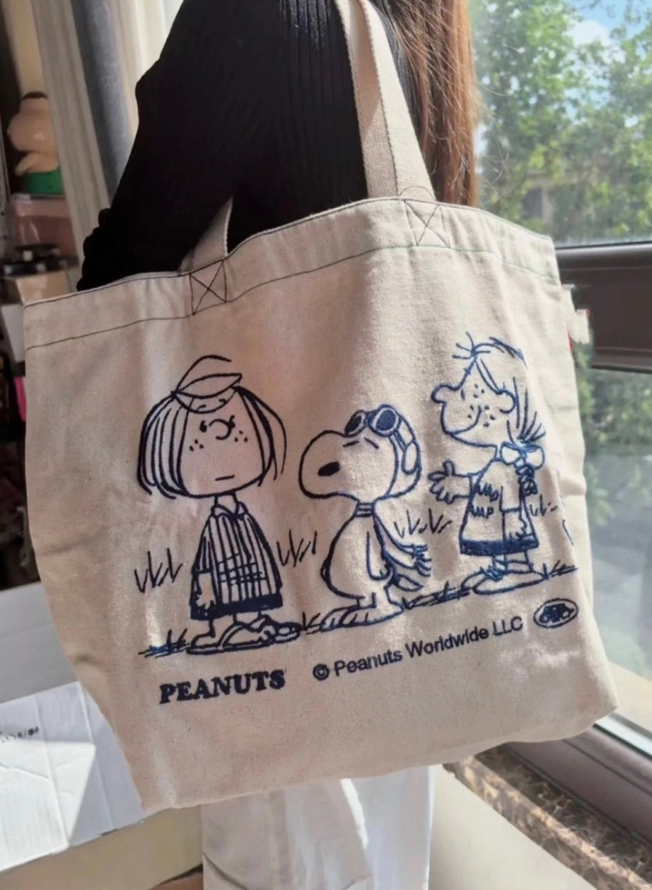 Tote Bag Peanuts Bordada