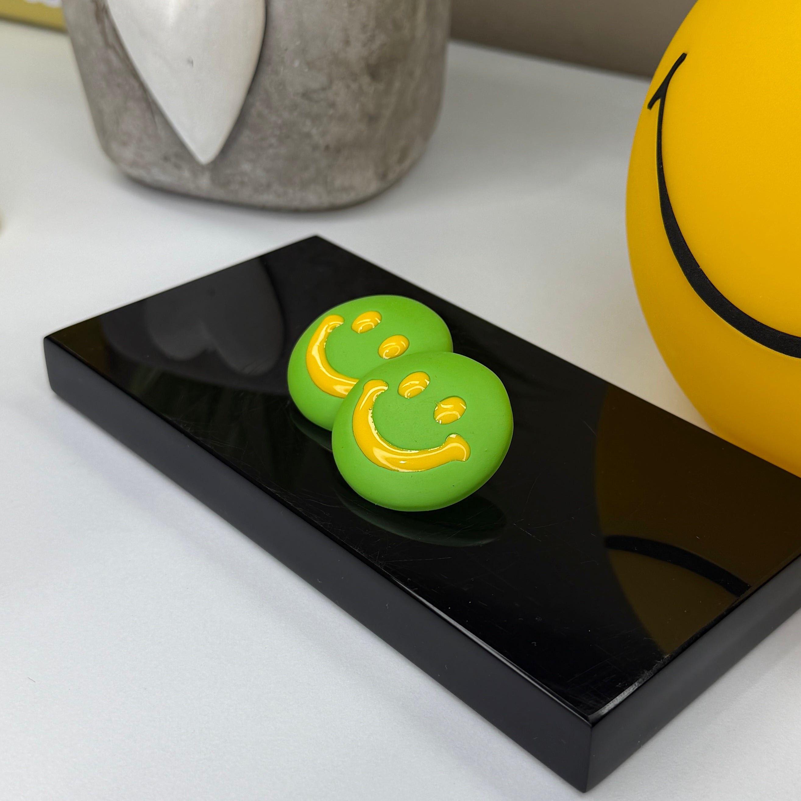 Zarcillos Happy Face Maxi