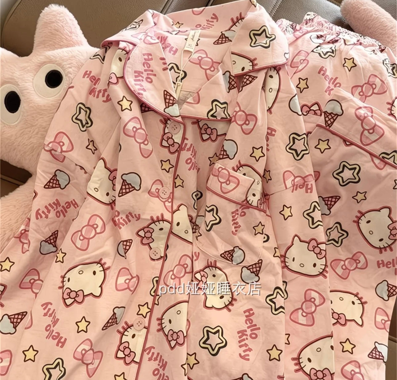 Pijama Rosa Hello Kitty