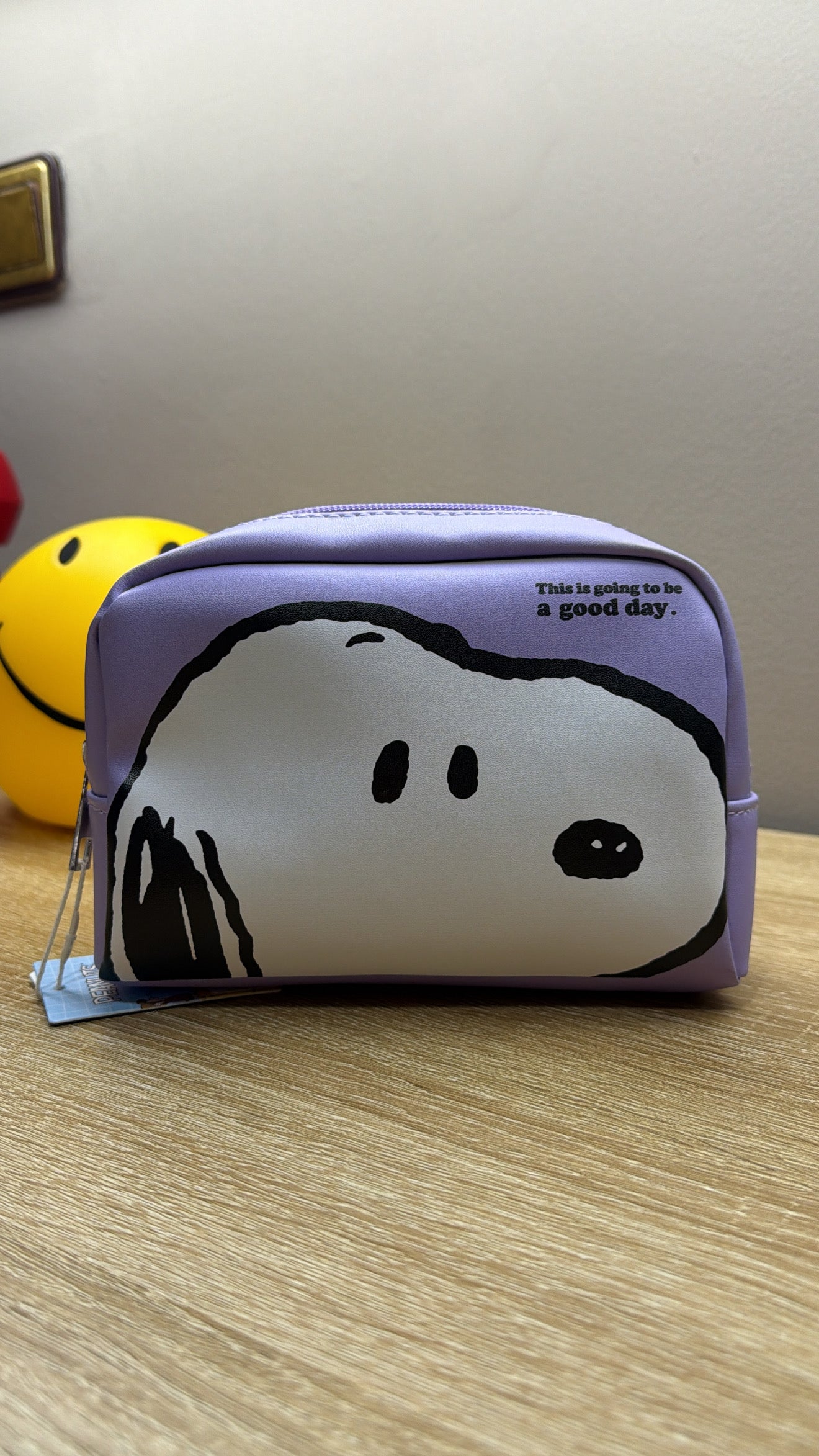 Estuche Snoopy Lila