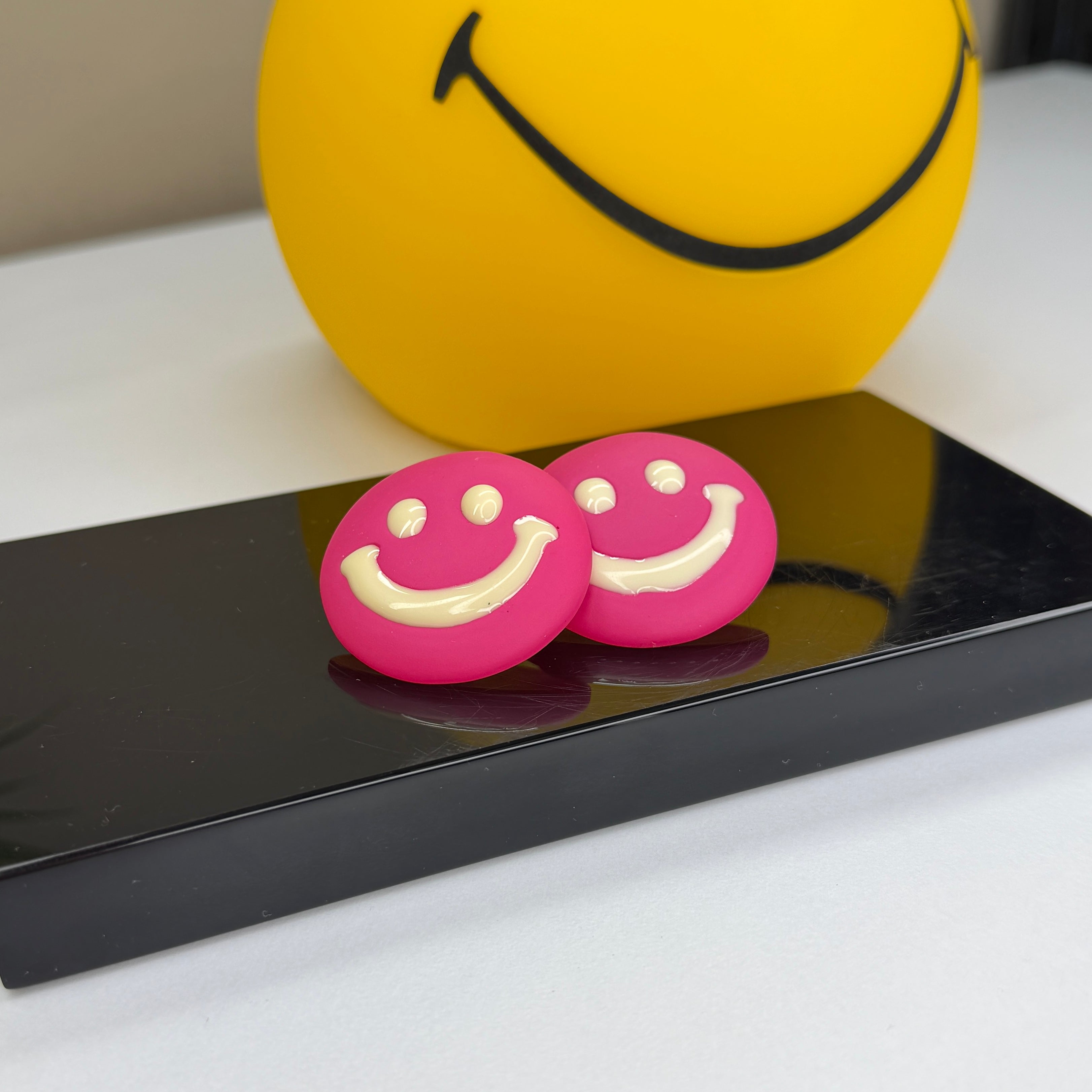 Zarcillos Happy Face Maxi