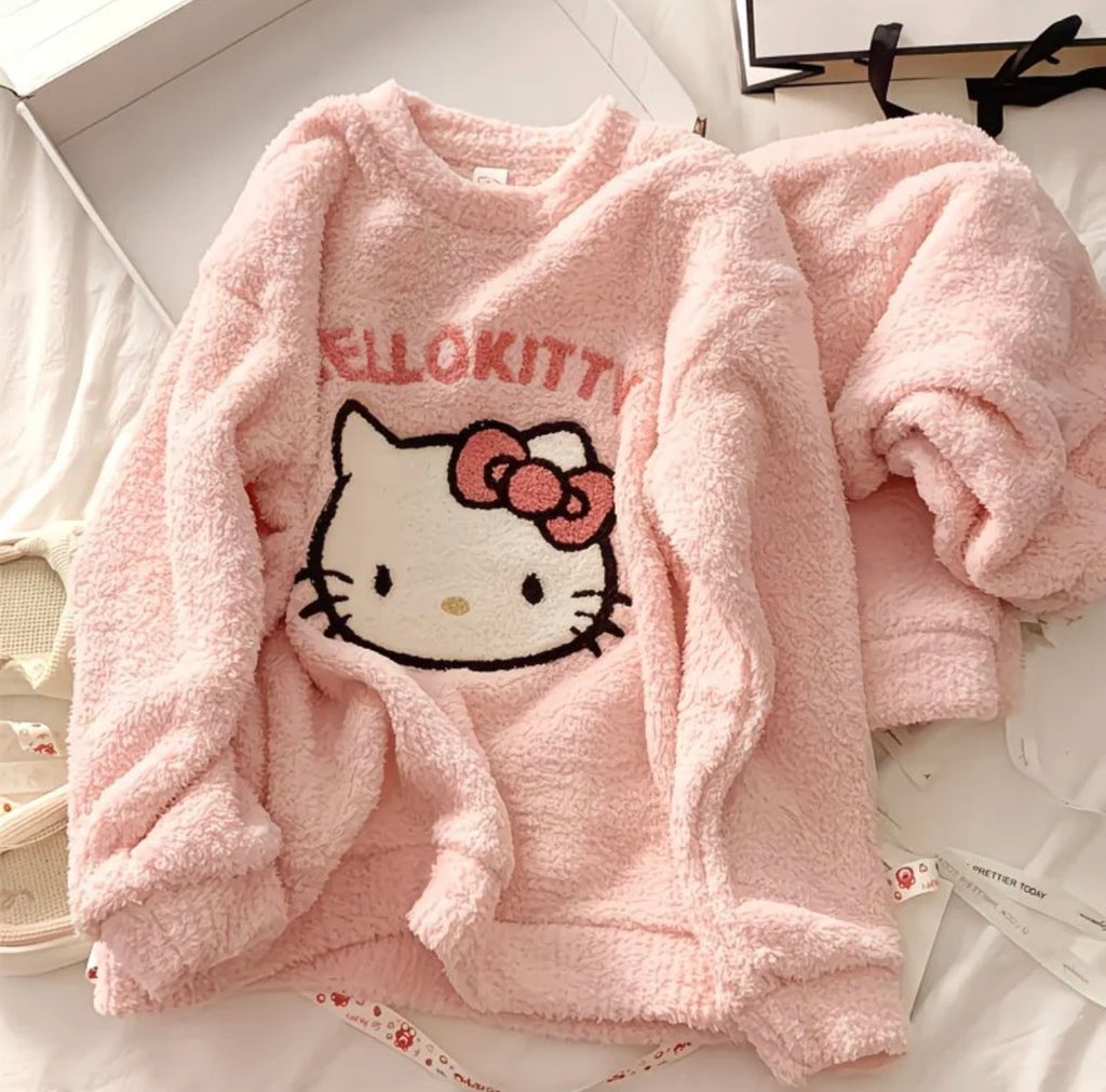 Pijama Fluffy Hello Kitty