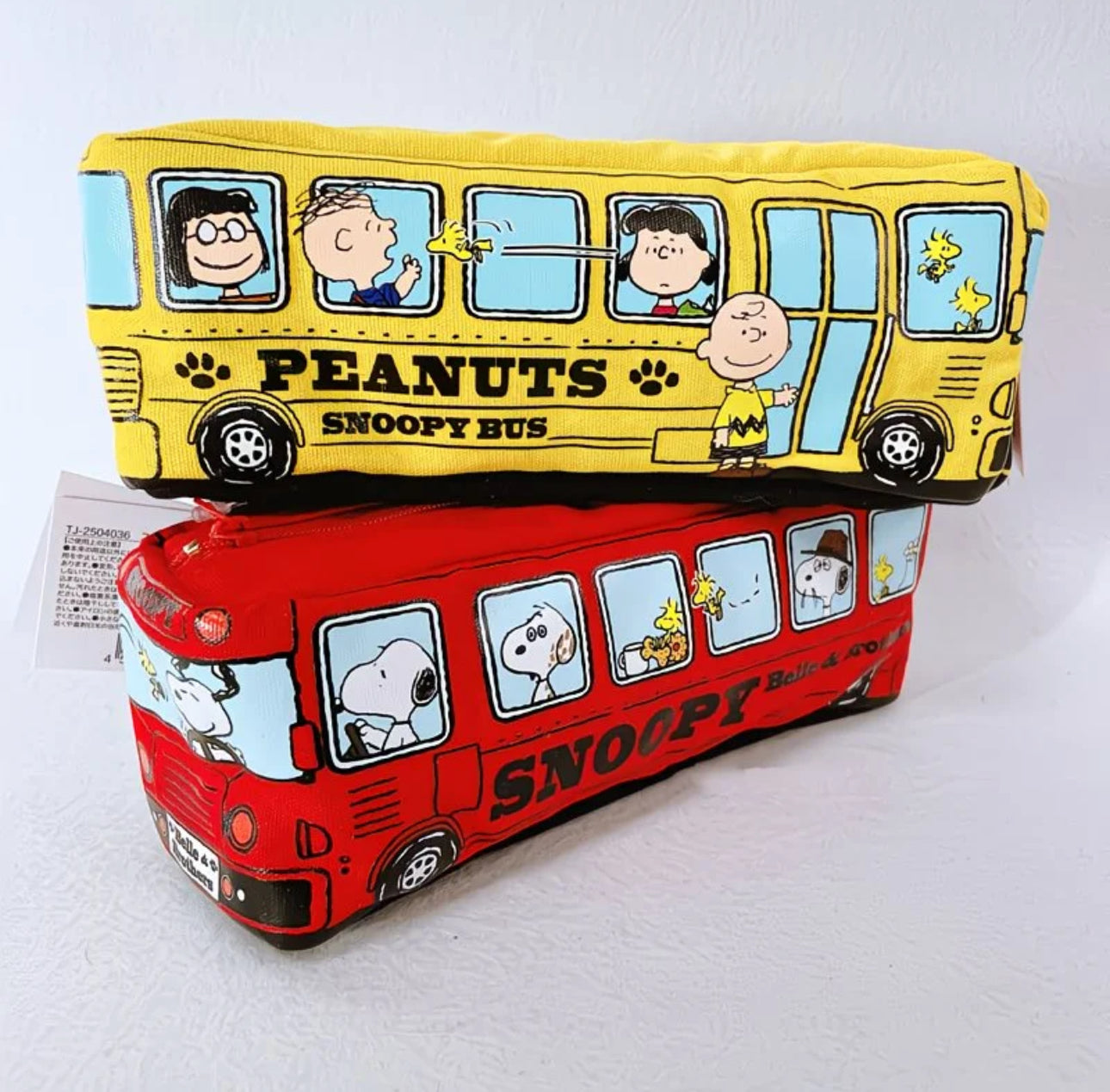 Estuche Peanuts Bus